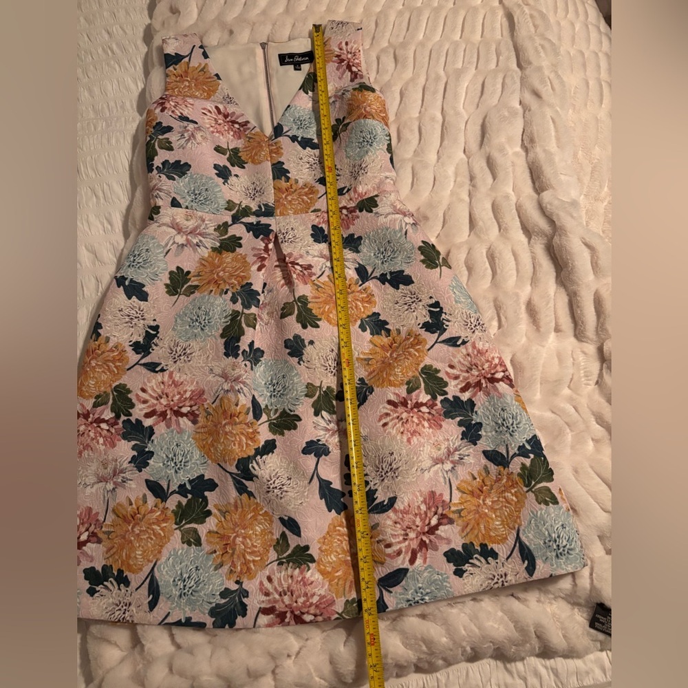 Sam Edelman Multicolor Floral Mini  Jacquard Dress - Picture 10 of 11